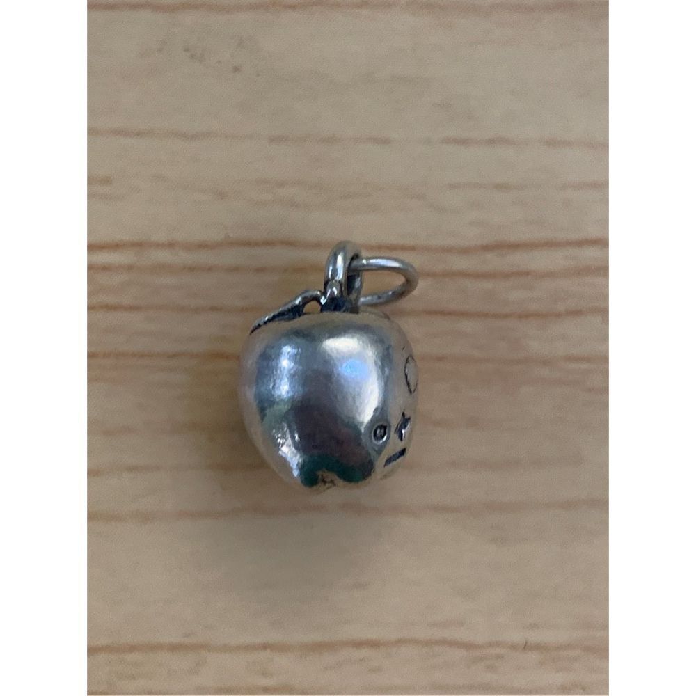 925 Apple Sterling Silver Jewelry Charm